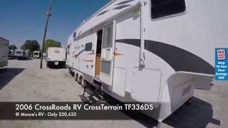 2006 CrossRoads RV CrossTerrain TF336DS Pre Owned Toy Hauler Fifth Wheel Video