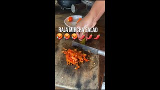 Raja Mircha Salad - Why I almost died dining with @kents350