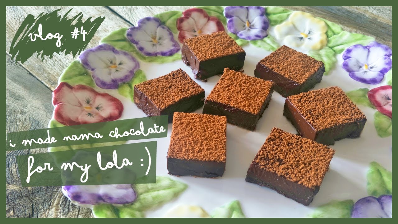 Vlog #4: I made Nama Chocolate for my Lola | Homemade ROYCE Chocolate Recipe (PHILIPPINES)