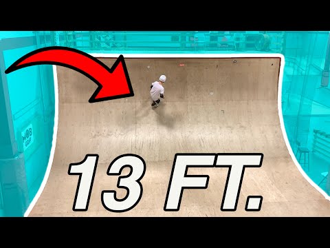 DROPPING IN ON VERT *scary*