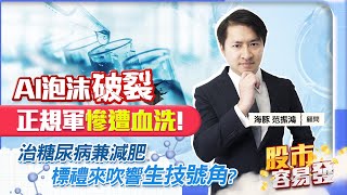 【股市容易發】AI泡沫破裂 正規軍慘遭血洗!治糖尿病兼減肥 禮來吹響生技號角?2023.08.10  海豚 范振鴻分析師