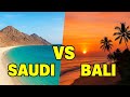 Saudi or Bali? 😱 The Battle of the World’s Greatest  beaches ⛱️🌊