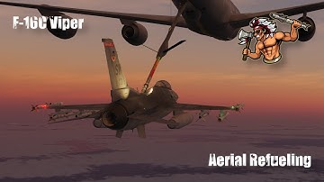 F -16C Viper - Aerial Refueling (Full Take) | DCS |