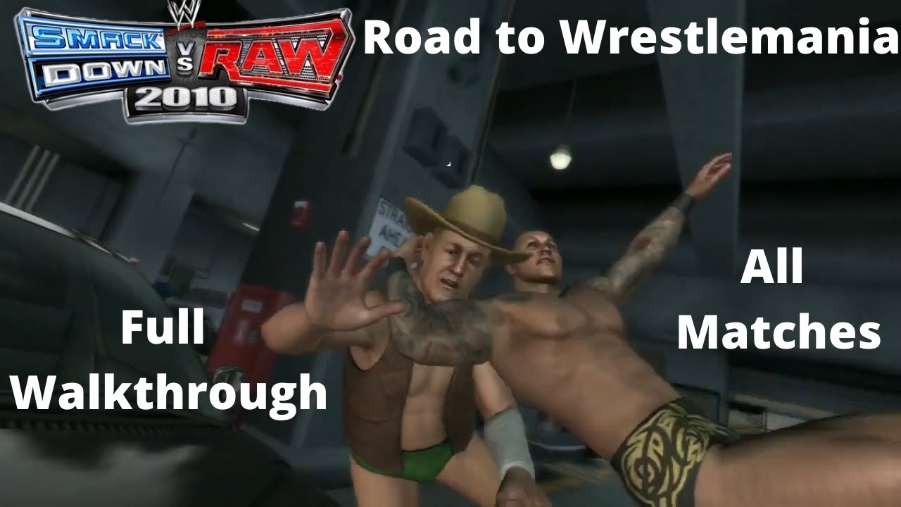 WWE Smackdown vs Raw 2010 - Randy  Orton's Road to Wrestlemania (Full Walkthrough/Both Endings)