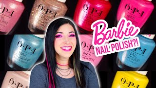 OPI x Barbie Movie Nail Polish Collection Swatch & Review! || KELLI MARISSA