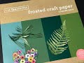 Cut Lia Griffith Frosted Craft Paper with a Silhouette | Tips and Cut Settings to Get Perfect Cuts