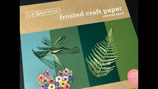 Cut Lia Griffith Frosted Craft Paper with a Silhouette | Tips and Cut Settings to Get Perfect Cuts