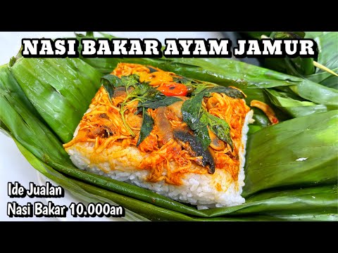 Resep Nasi Bakar Ayam Jamur Kemangi