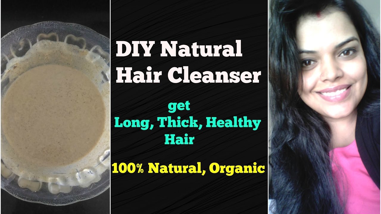 DIY NATURAL HAIR CLEANSER IN HINDI BEST for LONG, HEALTHY, STRONG HAIRS