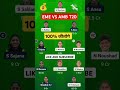 EME VS AMB यह PLAYER आज एक तरफा जिताएगा | Dream11Team | Dream11 Winner | Dream11 Prediction.