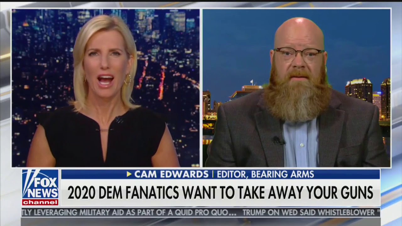 Bearing Arms' Cam Edwards on The Ingraham Angle YouTube
