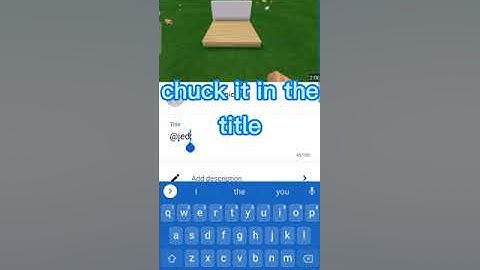The easiest way to make a blank title video on YouTube!