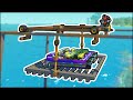 We Built an Elevated Track System to Move Our Boat Across Land! (Scrap Mechanic Co-op Ep. 56)