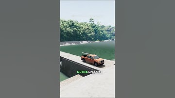 LOW Vs ULTRA Graphics | BeamNG.Drive #short #shorts