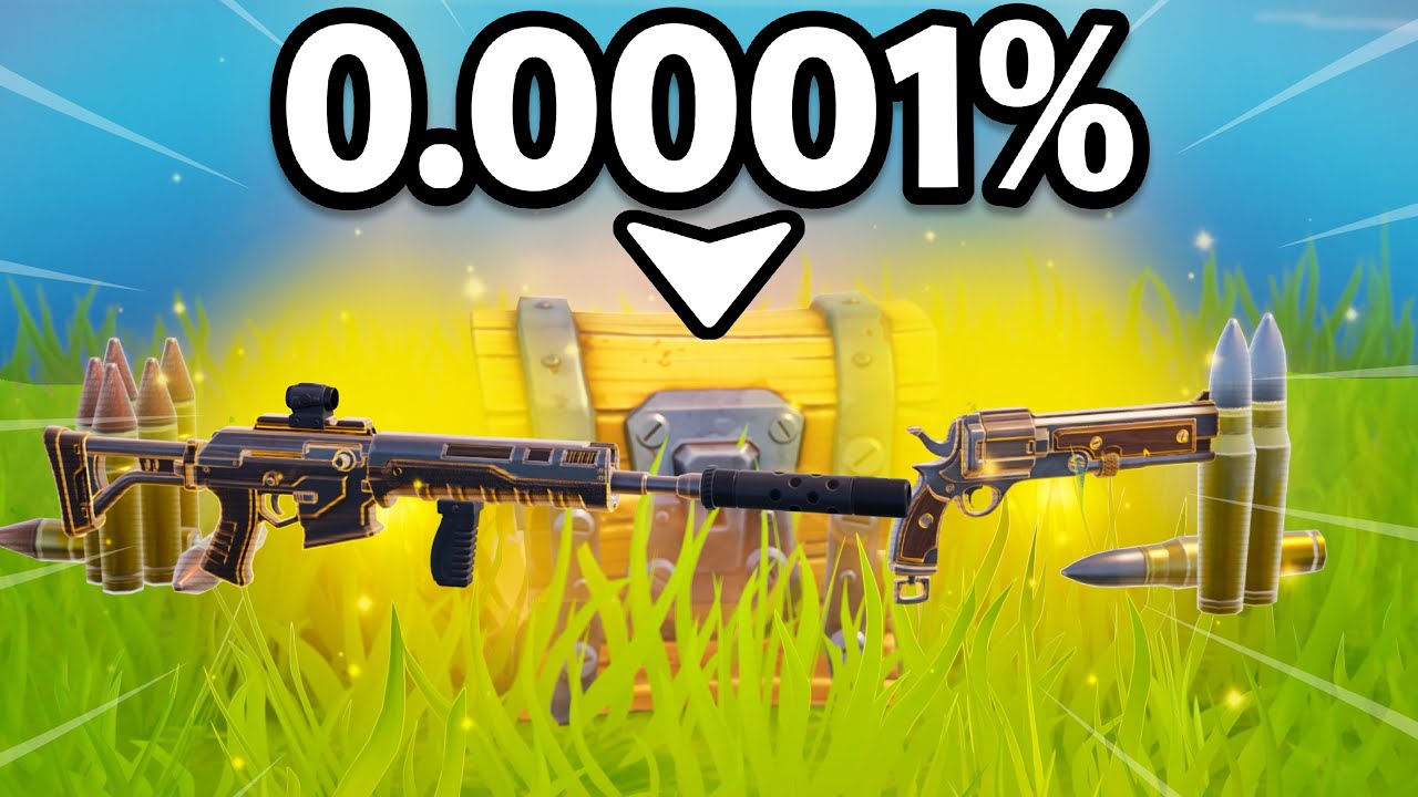 Fortnite's RAREST Chest Possible...