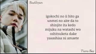BAEKHYUN - Am I Okay Like This? (私このままでいいのかな) easy lyrics 가사