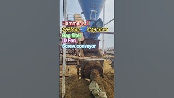 #hammermill #cyclone  #separator  #bagfilter  #idfan #Induceddraftfan #mechanicaloperation  #dust