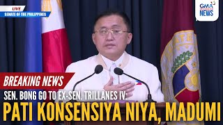 BREAKING - Bong Go hits back at Trillanes following complaint filed vs. him | GMA Integrated News