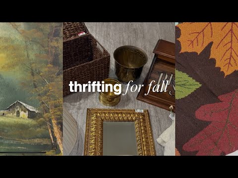 🍂 Thrifting Cozy Fall Home Decor | Budget Finds for a Warm & Timeless Home 🤎
