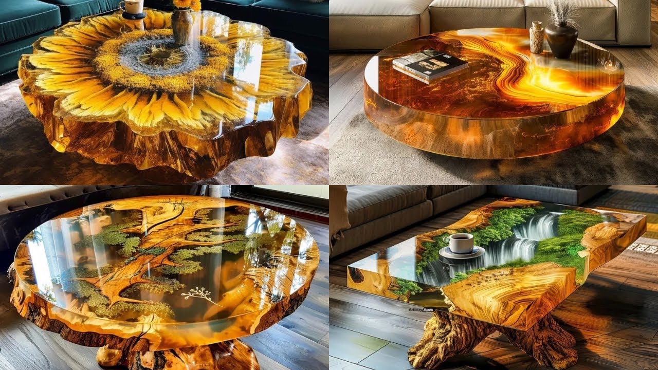 Unique Epoxy Table Designs 2025 Epoxy Coffee Table Ideas | Epoxy Table Top Ideas | Interior Design