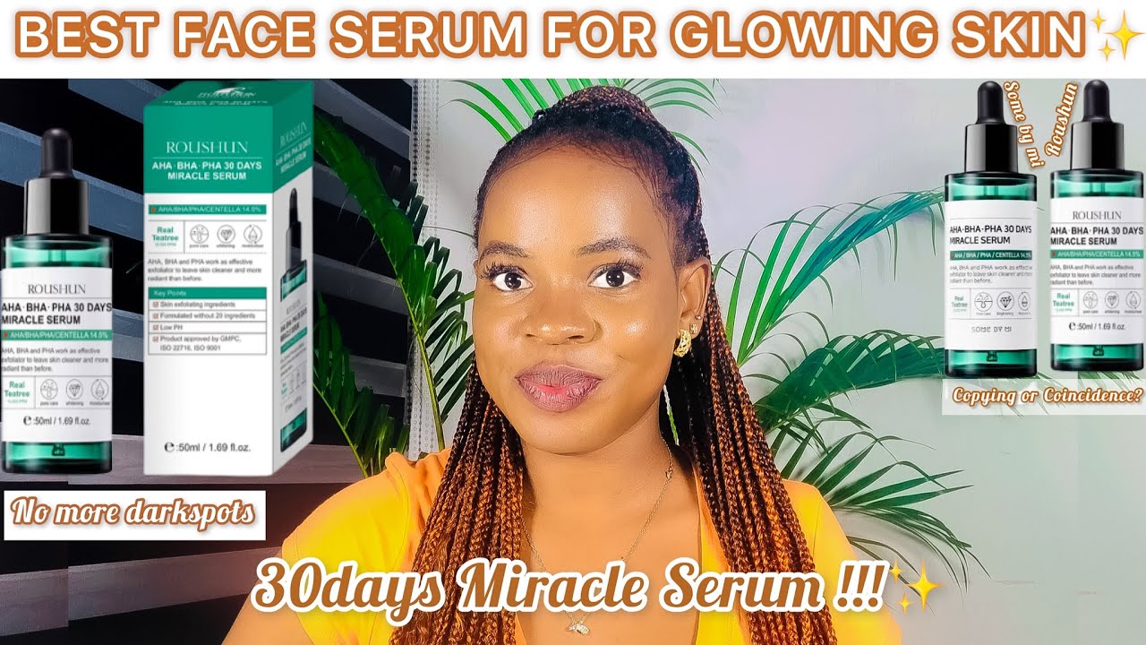 *BEST FACE SERUM FOR GLOWING SKIN* Roushun Aha Bha Pha 30days Miracle