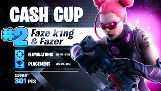 TOP 2 EN CASH CUP FINALS ($500) ft. Fazer | K1ng