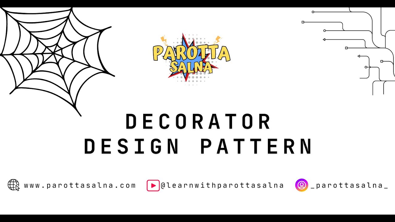 Decorator Pattern | Design Pattern in Tamil | Python | ParottaSalna ...