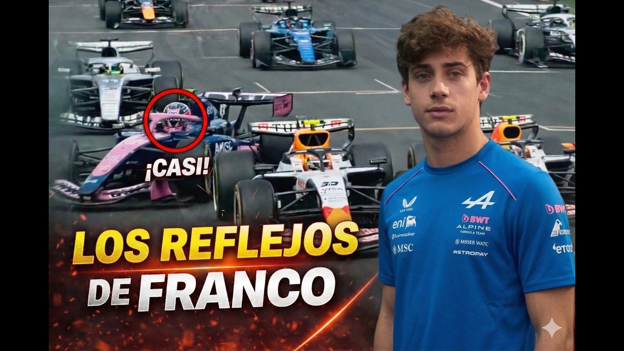 🔥 TREMENDA SALVADA de FRANCO COLAPINTO en el Gran Premio de Australia 2026 de la Fórmula 1
