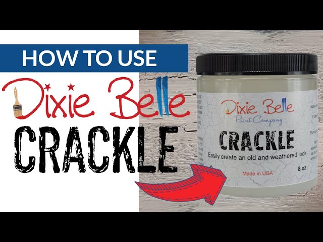 Dixie Belle Crackle ∙ Crackle Paint ∙ Crackle Medium ∙ Crackle Paint F – Mi  Creative Home