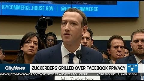 Zuckerberg grilled over Facebook privacy