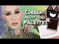 Current Most Used Eyeshadow Palettes