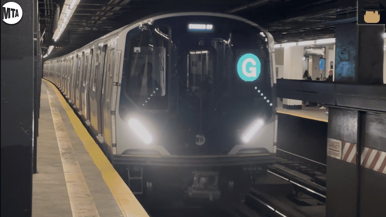 IND Crosstown Line: R211A (G) Trains @ Hoyt-Schermerhorn Streets