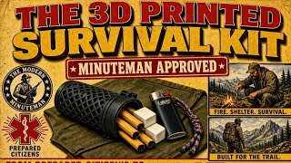 The Prepared Citizen's 3D Printed Survival container.