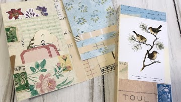 EASY Ephemera Holder With Waterfall Tutorial - DIY - New Digitals - Liz The Paper Project