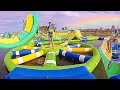 1H DE PARC AQUATIQUE GONFLABLE AQUAPARK - Nos Meilleurs Water Park : Compilation Swan et Néo