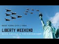 Blue Angels & Thunderbirds fly together for the FIRST TIME! (Liberty Weekend 1986)