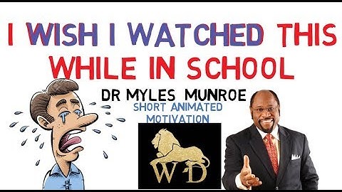 Dr Myles Munroe - IF YOU WANT TO BE GREAT, YOU MUST WATCH THIS TWICE || Wisdom for Dominion