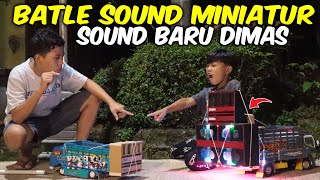 BATLE SOUND TRIPLEK VS KARDUS!! DIMAS PUNYA MINIATUR SOUND BARU FULL LAMPU! DITDIM KONVOY SOUND!!