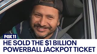 Store owner reacts to selling $1B Powerball jackpot
