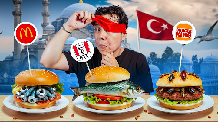 ПРОБУЕМ ВСЕ МЕНЮ МАКДОНАЛЬДС KFC И БУРГЕР КИНГ В ТУРЦИИ