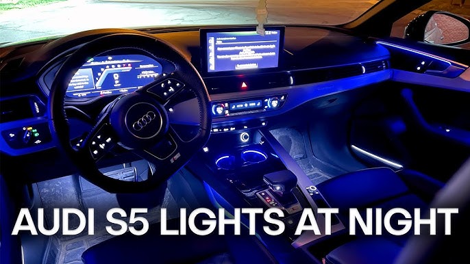 Audi Interior Lighting 2017 A5 S5 Ambient Plus Package At Night You