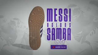 MESSI x Adidas SAMBA OG  WHITE AND PURPLE DETAILED LOOK + RELEASE INFO