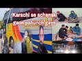 Sab kuchh chor  kar wapis gaon a gaye karachi bye bye pak village family life style sharing vlog