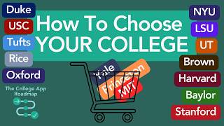 How to Choose What School is Right for You & Build Your College List: College Application Roadmap
