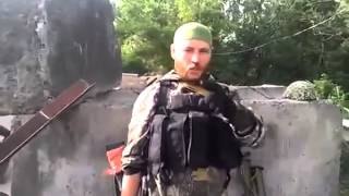 Луганск  Штурмовик нанес ракетный удар по Ополченцам 04 06 14