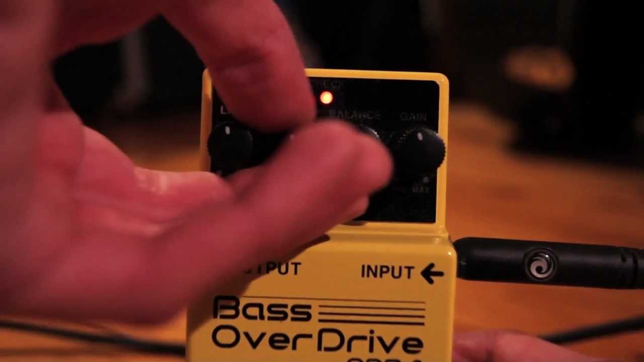 BOSS ODB-3 Bass Over-Drive Test and Review - YouTube