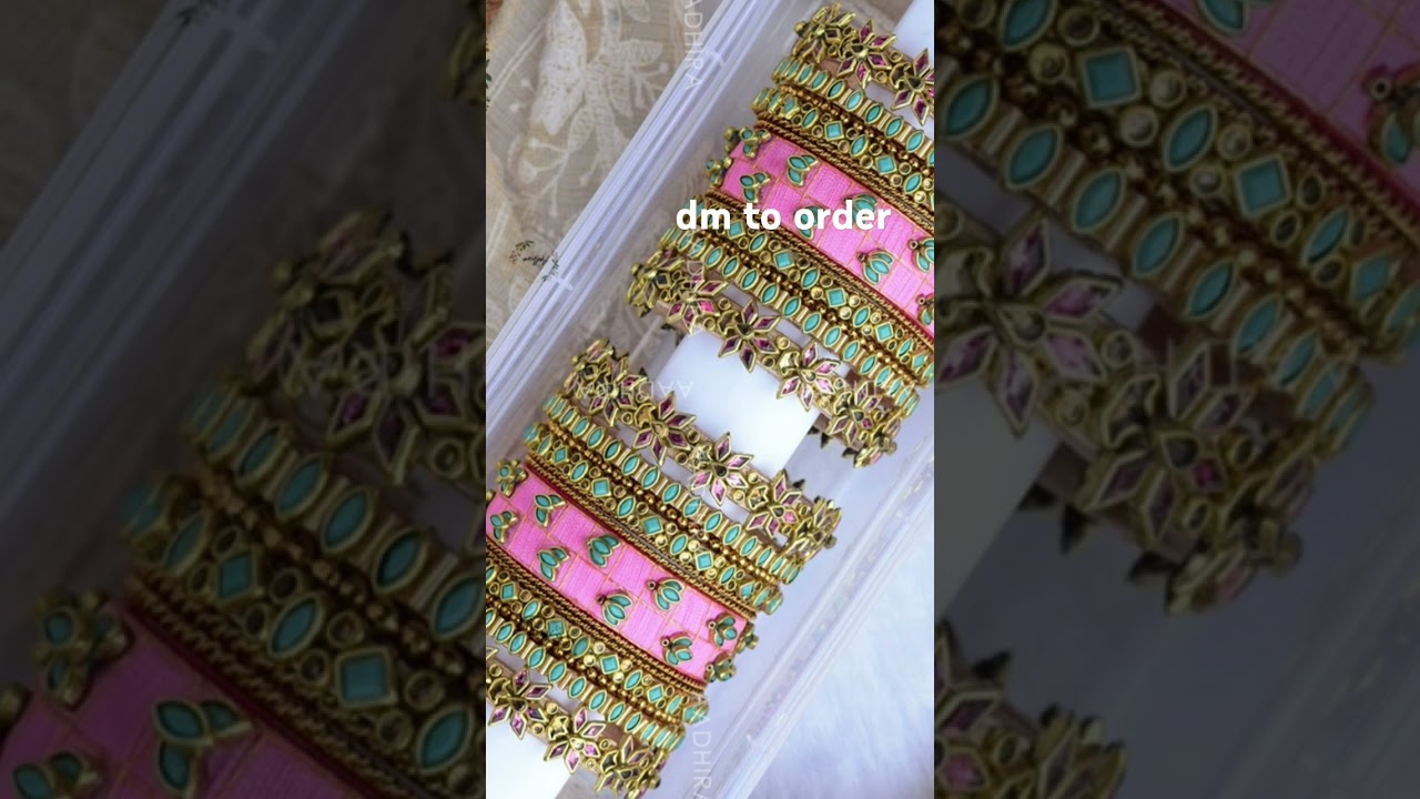 Grand bangles suitable all sarees dm to order