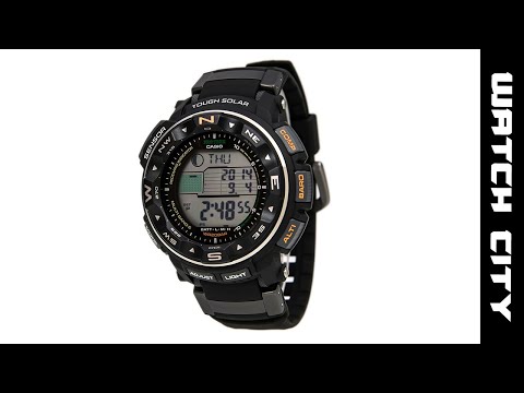 casio men's pro trek prw2500r tough solar digital watch