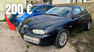 I'm buying an Alfa Romeo 156 for €200