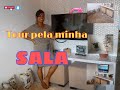 Rumo aos 200 inscritos Tour pela sala *sala pequena com decoração simples mas cheia de amor💗💗